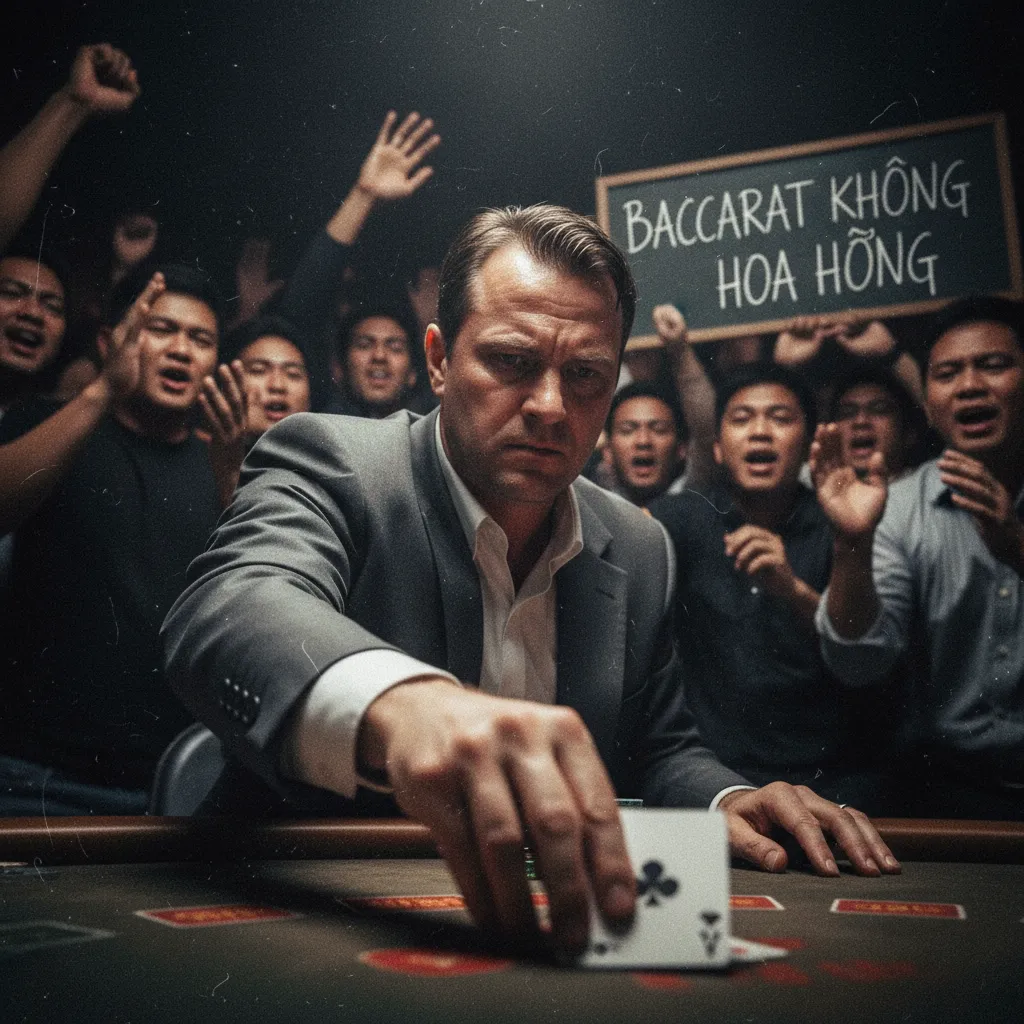 Bàn chơi Baccarat không hoa hồng