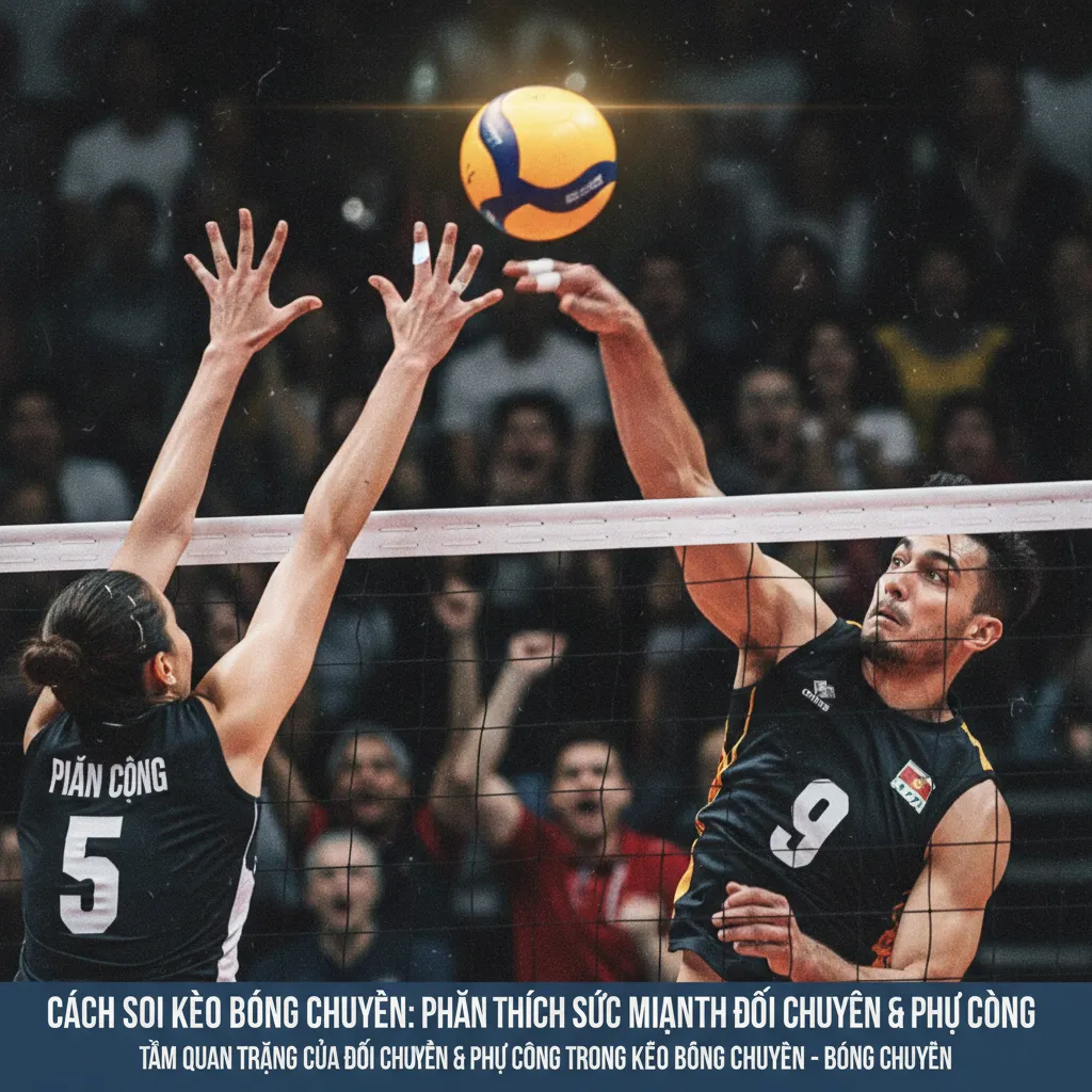 Vai trò và cách đọc vị Phụ công trong soi kèo bóng chuyền